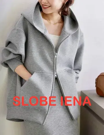 SLOBE IENA 스 이에나 볼륨 집업 후디