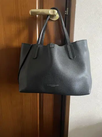 지아니카리니 숄더백 2way 가죽 블랙