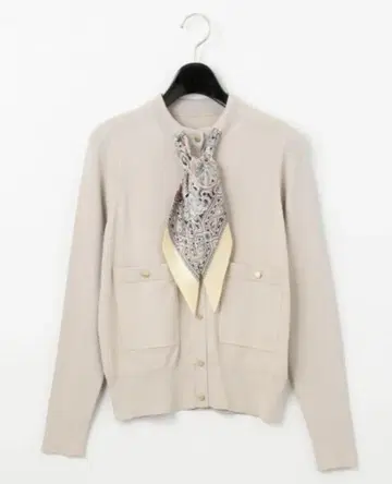 [ Diagram ] 스카프 넥 니트 가디건