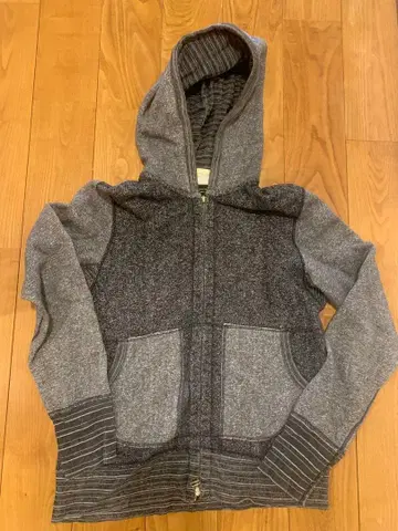 wings + horns 집업 후드티 그레이 계열