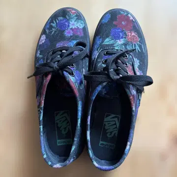BEAMS BOY 별주 VANS 플라워 프린트 스니커즈