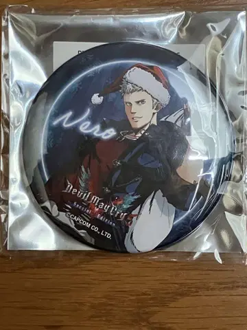캡콤 스토어 데빌 메이 크라이 DMC5 캔뱃지 크리스마스 네로