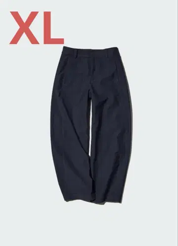 유니클로 저지 배럴 레그 팬츠 블랙 XL