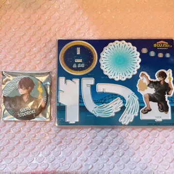 토도로키 쇼토 불꽃놀이 아크릴 스탠드 캔뱃지 세트