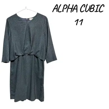 [ 새상품급 ] ALPHA CUBIC 도트 무늬 원피스 드레스 11