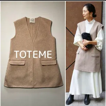 TOTEME 울 캐시미어 V넥 베스트