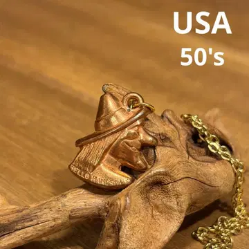 USA 빈티지 50's 참 목걸이 마녀 위치 할로윈