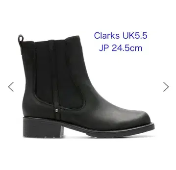 [새상품] Clarks Orinoco Club 부츠 JP24.5cm 블랙