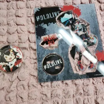 오오카미 미오 이온 콜라보 아크릴 스탠드 캔뱃지