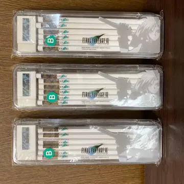 [ 3세트 ] FF7 파이널 판타지 7 연필 펜 케이스 세트