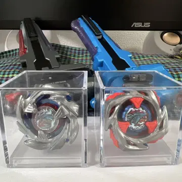 베이블레이드x 류구 크롬 세트 코발트 드라군 임팩트 드레이크