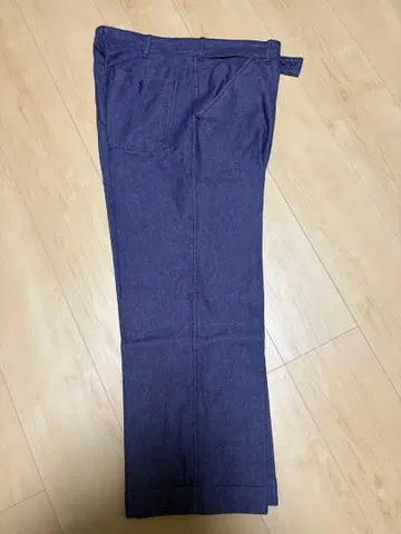 프랑스군 데님풍 트라우저