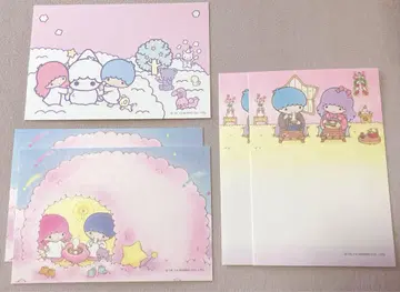 키키라라 엽서 레어 레트로 패턴