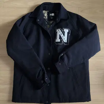 NEW ERA 카모플라쥬 안감 바시티 자켓 S