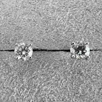 반돔 아오야마 캐틀 pt 총 0.2ct 다이아 귀걸이
