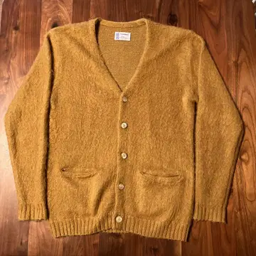 타운크라프트 모헤어 혼방 샤기 니트 가디건 size S