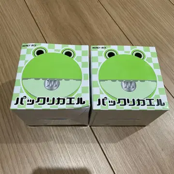 팩 리 개구리 저금통 그린 2개 세트