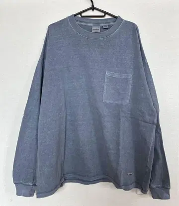 Goodwear 제품 염색 포켓 부착 SUPER BIG L/S TEE