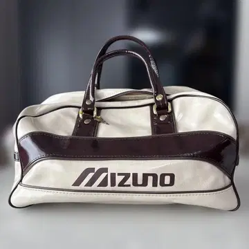 Mizuno 보스턴 백 화이트/다크 브라운