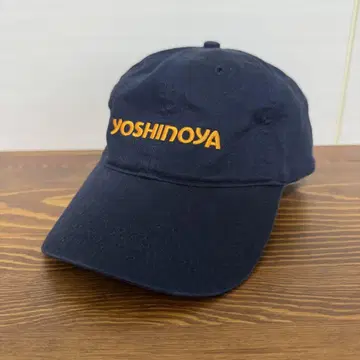 00s 요시노야 캡 YOSHINOYA 기업 모자 네이비