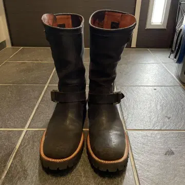 GUIDI 카멜 엔지니어 부츠