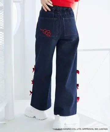 MAJESTIC LEGON 헬로키티 사이드리본 데님