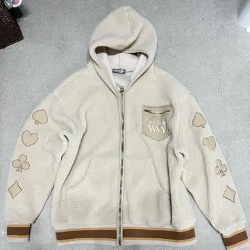 요코사와 후드티 Boa hoodie 'suit' 베이지 M 사이즈