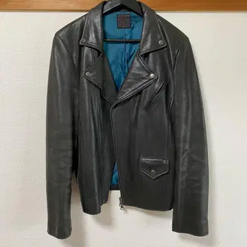 SENSE OF PLACE 가죽 라이더 자켓