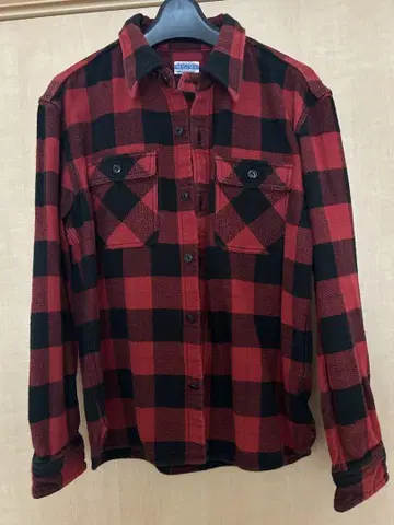 플랫 헤드 플란넬 셔츠 M 사이즈