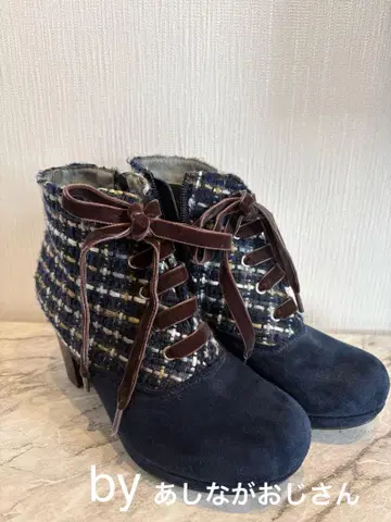 by 키다리 아저씨 네이비 부츠 22.5cm