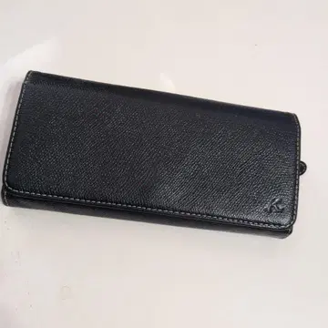 Kitamura 블랙 가죽 장지갑