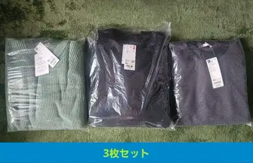 유니클로 GU 크루넥 스웨터 3장 세트 3XL 4XL