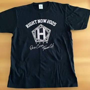 RIGHT NOW 2025 T셔츠 블랙