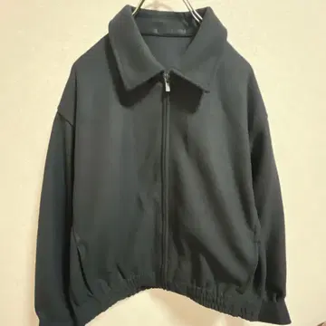 UNIQLO 유니클로 브러쉬드 저지 블루종 루즈한 사이즈 블랙 XS