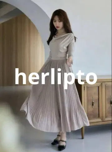 herlipto 드레스 원피스 S 핑크 롱 원피스