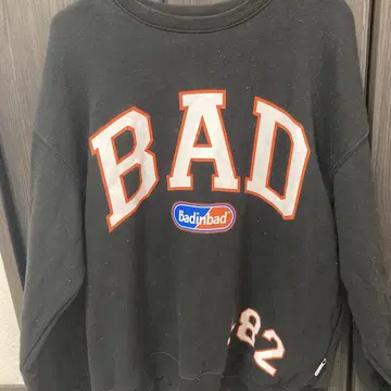 Badjinbad BAD 로고 트레이닝복 M 블랙