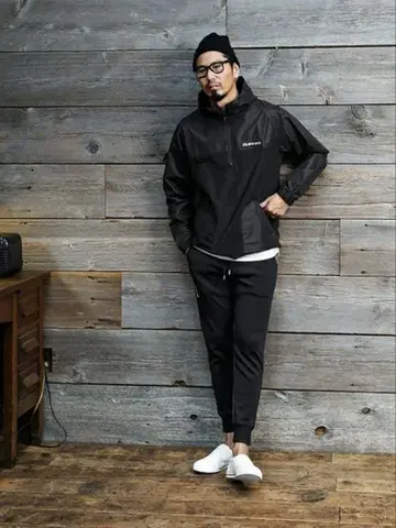 새상품급 정가 1.1만 더퍼 2톤 절개 이지 조거 팬츠 M