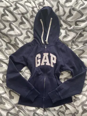 GAP 네이비 핑크 후드 부착 후드티 y2k
