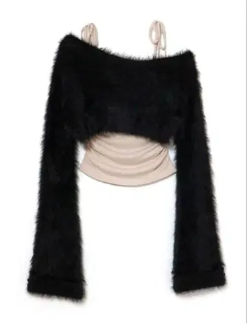 andmary Aniya fluffy knit set