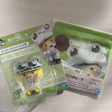 컬러풀 피치 제일복권 시바 피규어 지퍼백 & 스티커
