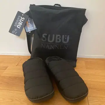 새상품 SUBU NANNE 블랙 슬립온 수납 백 세트
