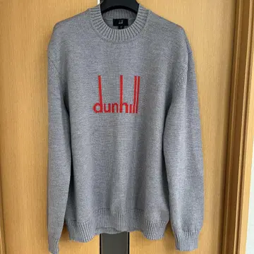 dunhill 그레이 로고 스웨터