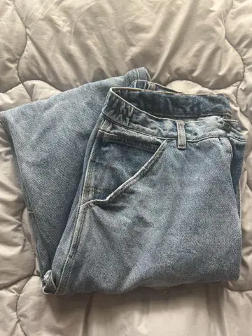 NAUTICA 라이트 블루 와이드 데님 팬츠