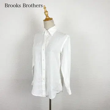 Brooks Brothers 린넨 100% 린넨 블라우스 셔츠