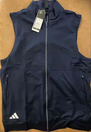 adidas 골프 네이비 남성용 베스트 L
