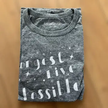 Longest Live Possible 티셔츠 그레이