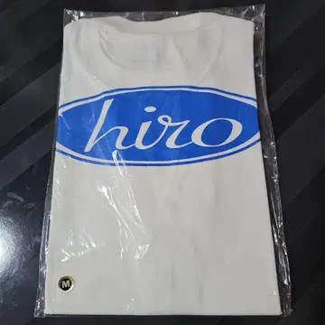 hiro 로고 프린트 T셔츠 M 사이즈