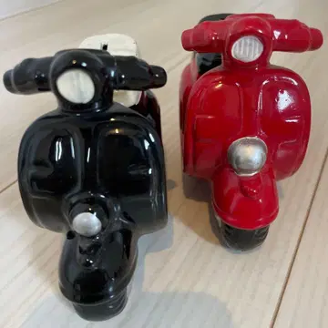 베스파 저금통! 2색 세트!! 스쿠터형 저금통! 아메리칸 잡화