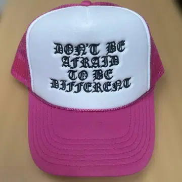 핑크 메쉬 캡