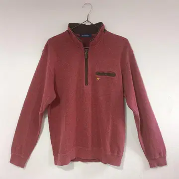 Golden Bear 빨간색 지퍼 스웨터